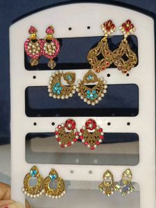 🆕 Daimand Earings ( 6 - Pair )
