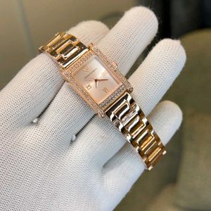Rose Gold Crystal Embellished Watch