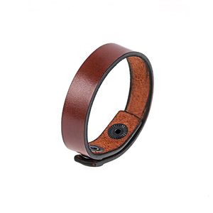 Unisex Leather Cuff Bracelets Set of 3 Pieces