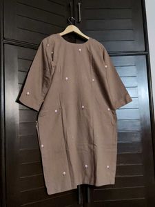 Elegant Brown Kurta and Pant Set