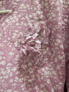 Pink Floral Kurta