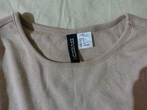 Nude Tie-Back Crop Top