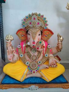 Ganesh Idol Art Center Sign