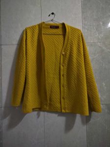 Yellow Cute Cardigan