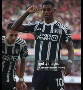 Man Utd Rashford 2023 away football jersey