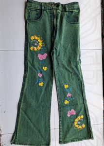 Flower Power Denim &amp; Tee Set (9-10years)