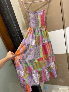Boho Patchwork Maxi Dress