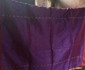 Vibrant Purple &amp; Pink Saree