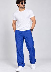 ADIDAS Blue Polyester Track Pants