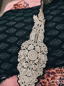 Embroidery Patch In Silver Colour