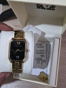 Anne Klein Gold Watch with black dial
