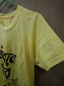 Yellow Graphic Print T-Shirt
