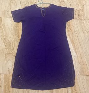 Elegant Purple Kurta