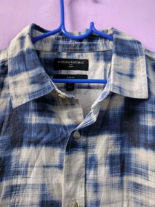 Men's Abstract Print Short Sleeve Shirt