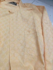 Hamercoop Men's Mandarin Collar Textured Shirt