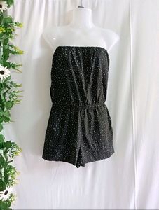 Polka Print Women Jumpsuit