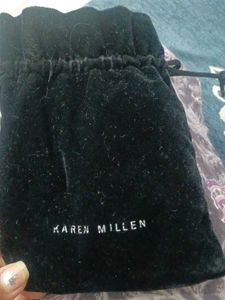 karen millen crystal cuff bracelet with original v