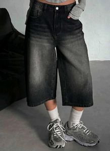 Super Trendy Y2K Dark Denim Jorts - Ultra Comfy &