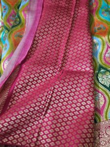 Vibrant Brocade kani Silk Saree