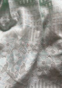 pastel green lace dress