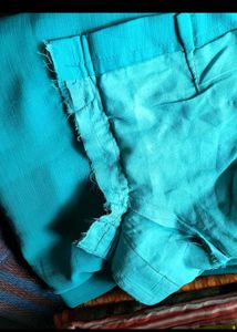 Beautiful Teal Embroidered Saree