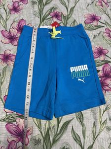Puma Blue Logo Shorts