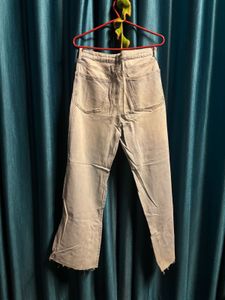 Wide Leg Jeans with button opening