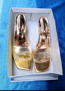 Stylish Clear Heeled Sandals