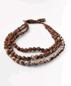 ZARA Fabric Boho Beaded Necklace
