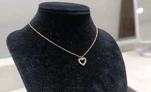 Sparkling Heart Pendant Necklace