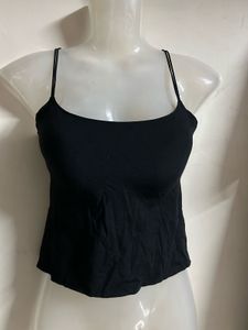 Black Spaghetti Strap Tank Top