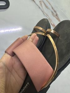 Elegant Pink &amp; Gold wedges