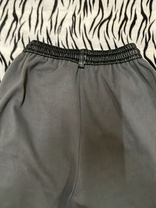 Stylish Dark Grey Wide-Leg Pants