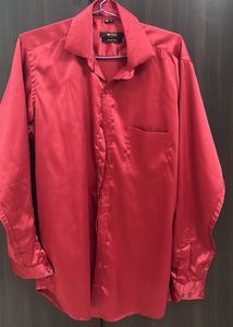 Red Party Wear Shirt