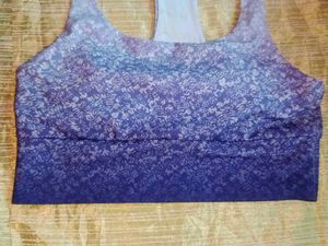 Floral Ombre Racerback Sports Bra
