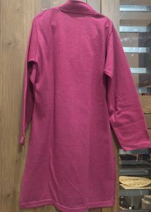Magenta Kurta with Unique Pattern