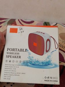 Portable Wireless Speaker with Lights