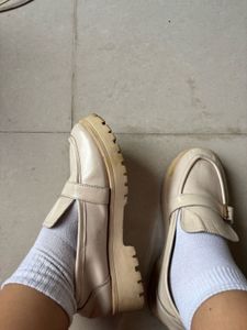 Cream Loafers