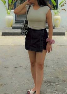 Denim Skort