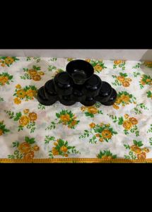 Combo Of 10 Dip Bowl Black Color