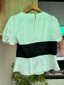 Chic Ruffle Bow Blouse