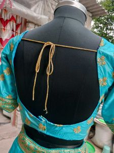 Stunning Teal Lehenga Choli Set