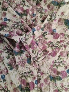 Cotton Floral Shirt Never Used