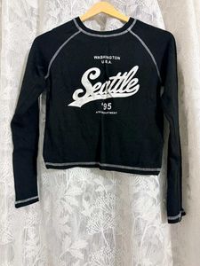 Styleup Seattle Graphic Long Sleeve T-Shirt