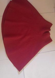 maroon Ethnic Skirt