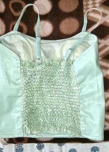 Mint Green Corset Top