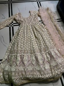 Exquisite Embellished Anarkali with dupatta