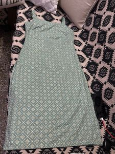 Lightweight Patterned Midi Dress
