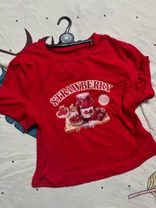 Cute Strawberry Graphic Tee