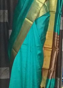 BrandNew HandwovenCottonSilkFabricSaree-ExtraStic